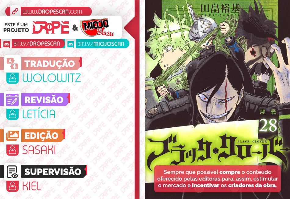 Read Black Clover BR Manga Online