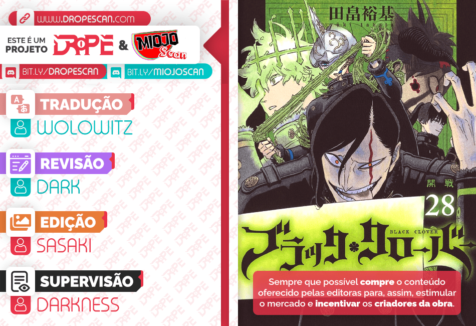 Read Black Clover BR Manga Online