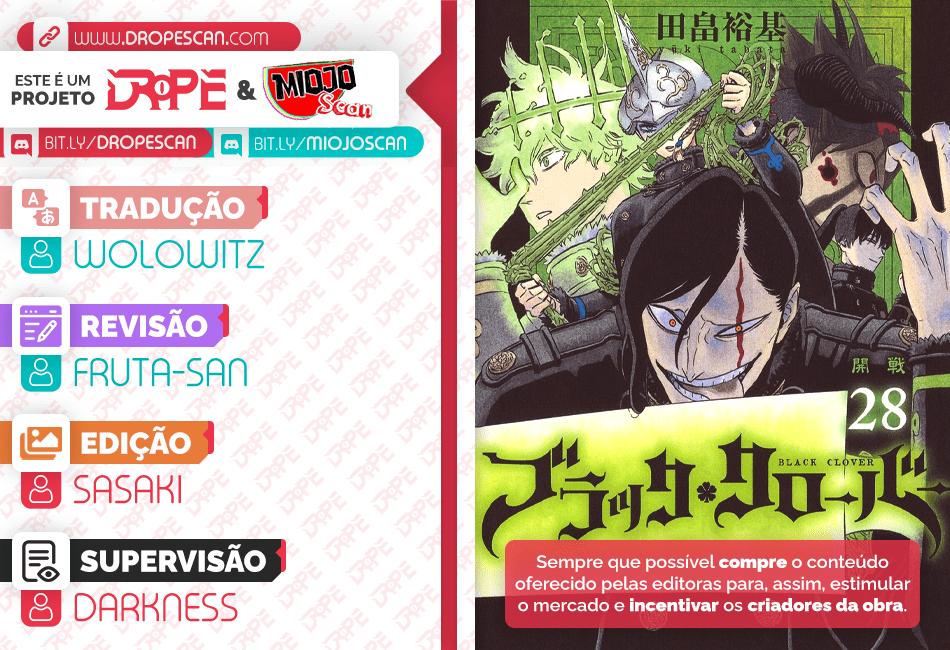 Read Black Clover BR Manga Online