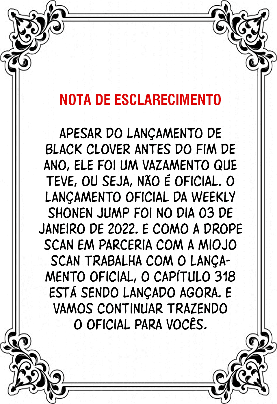 Read Black Clover BR Manga Online