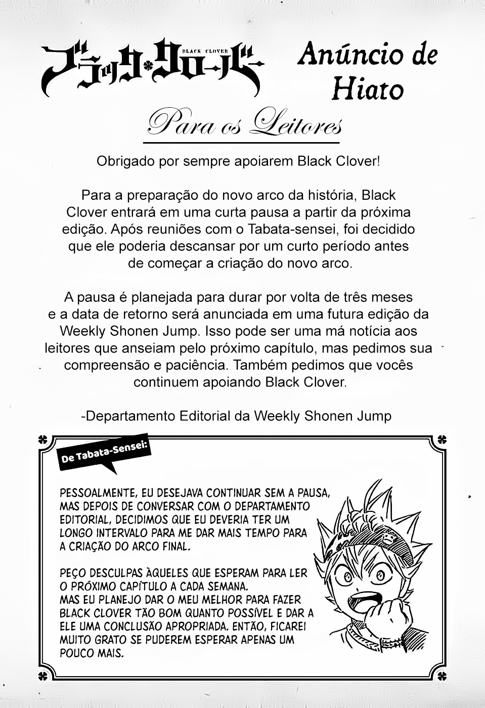Read Black Clover BR Manga Online
