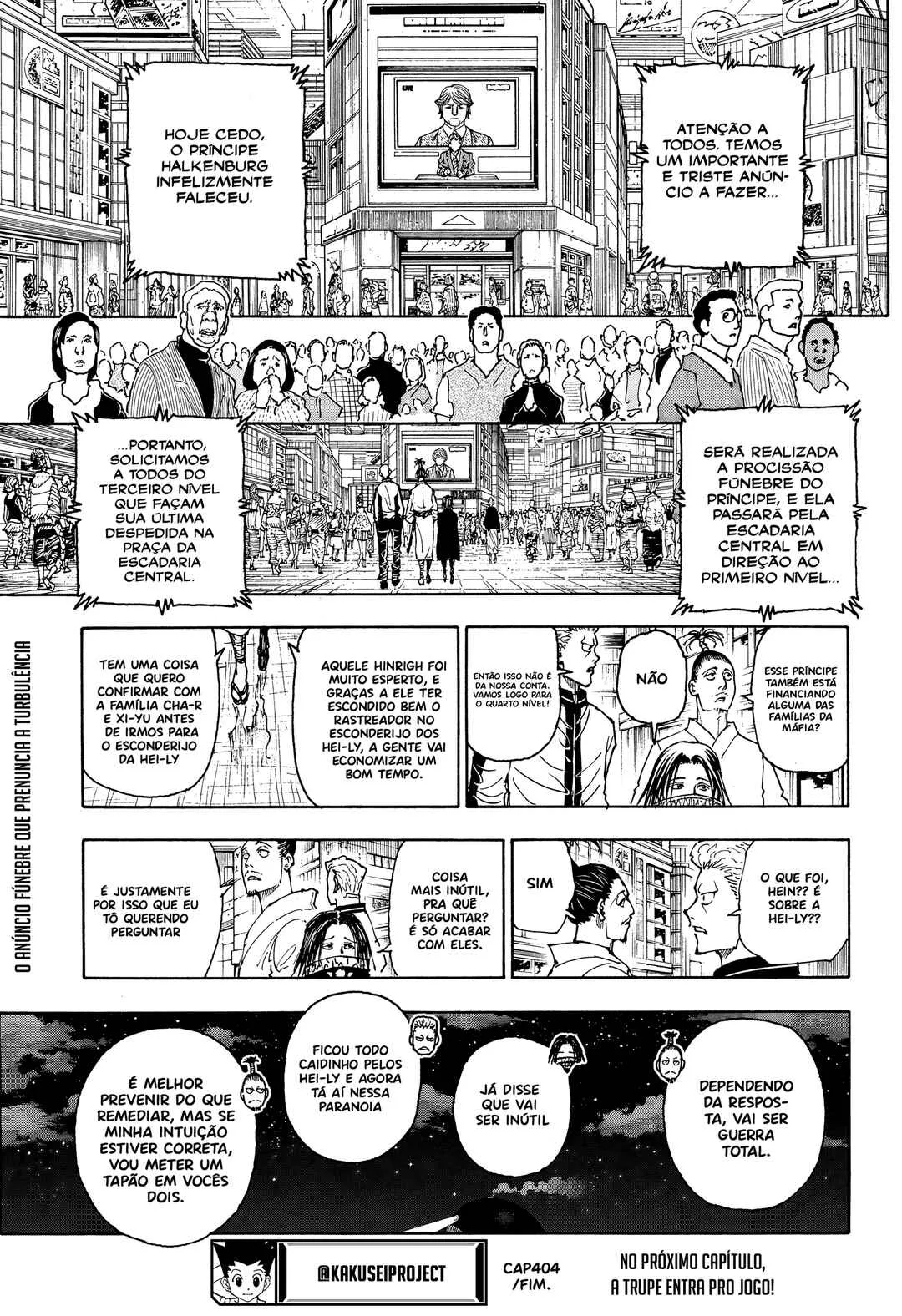 Read HUNTER x HUNTER BR Manga Online