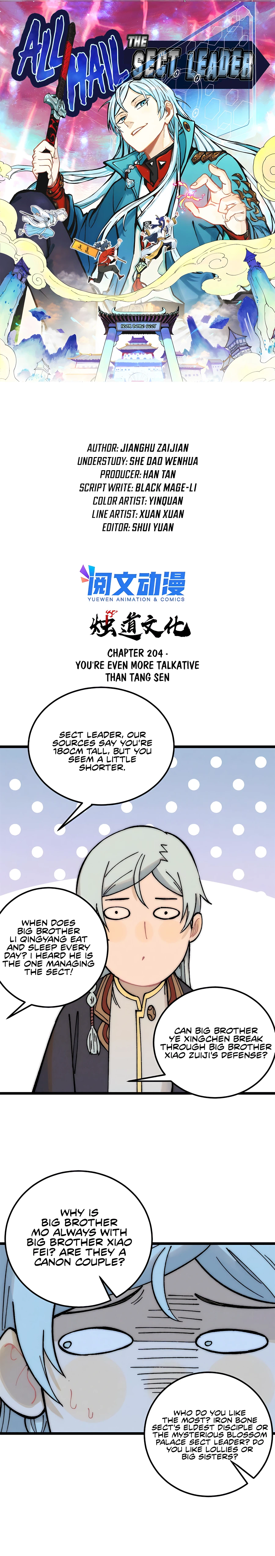 Read All Hail The Sect Leader Manga Online