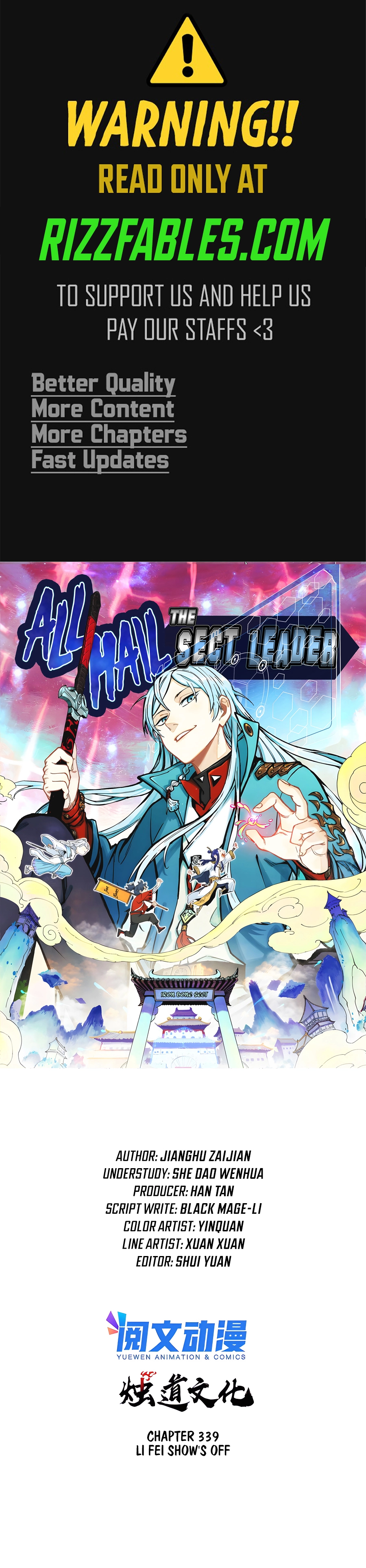 Read All Hail The Sect Leader Manga Online