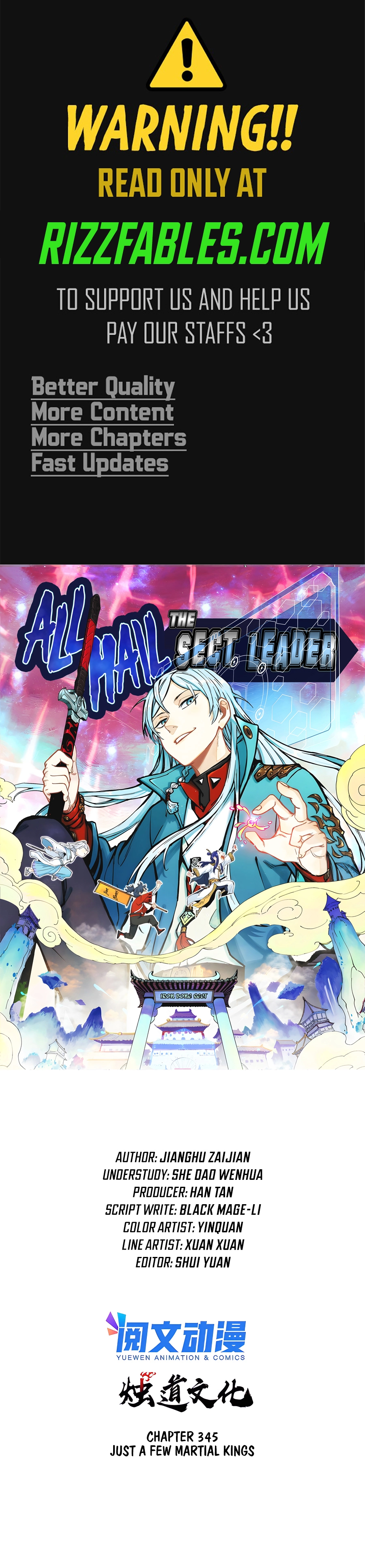 Read All Hail The Sect Leader Manga Online