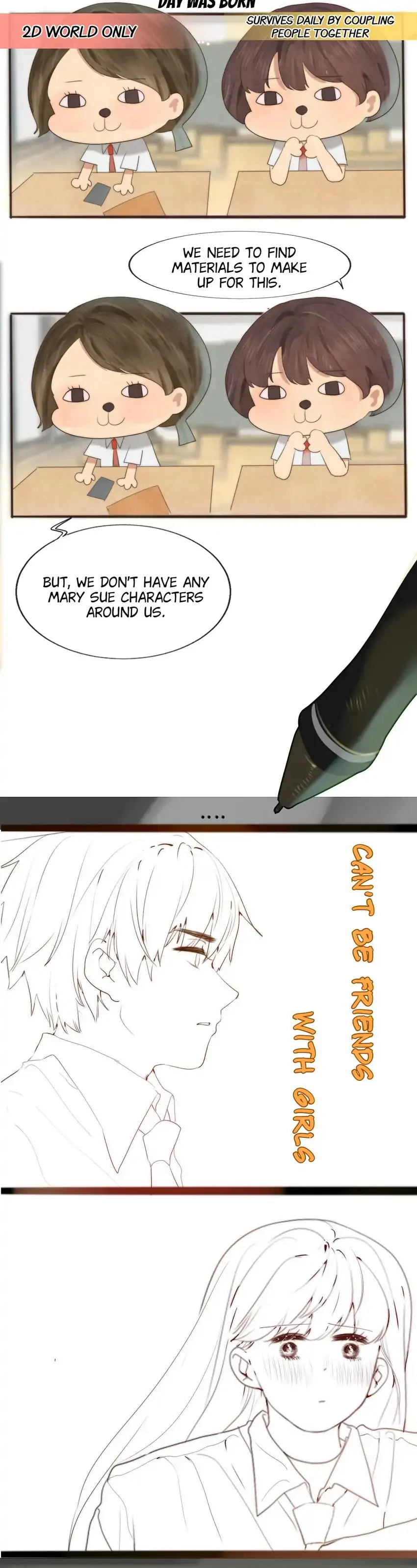 Read Can't Be Friends With Girls Manga Online