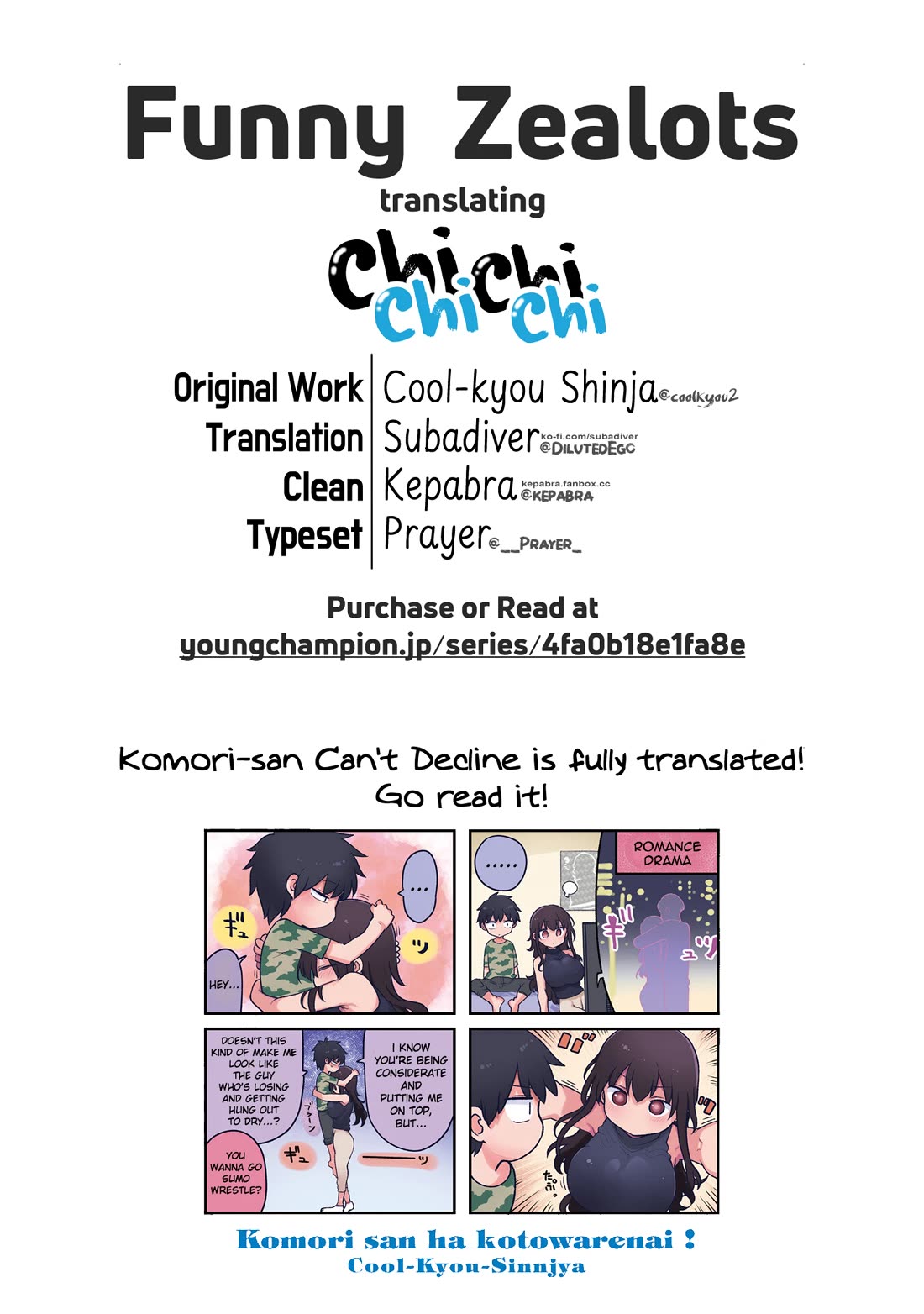 Read Chichi Chichi Manga Online