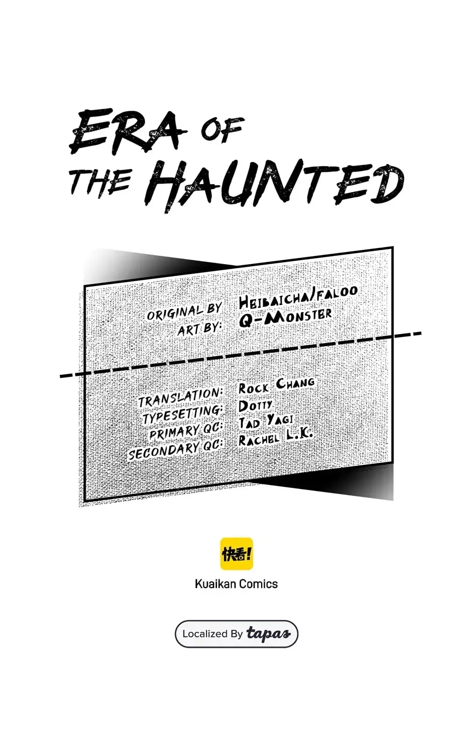 Read Era of the Haunted Manga Online