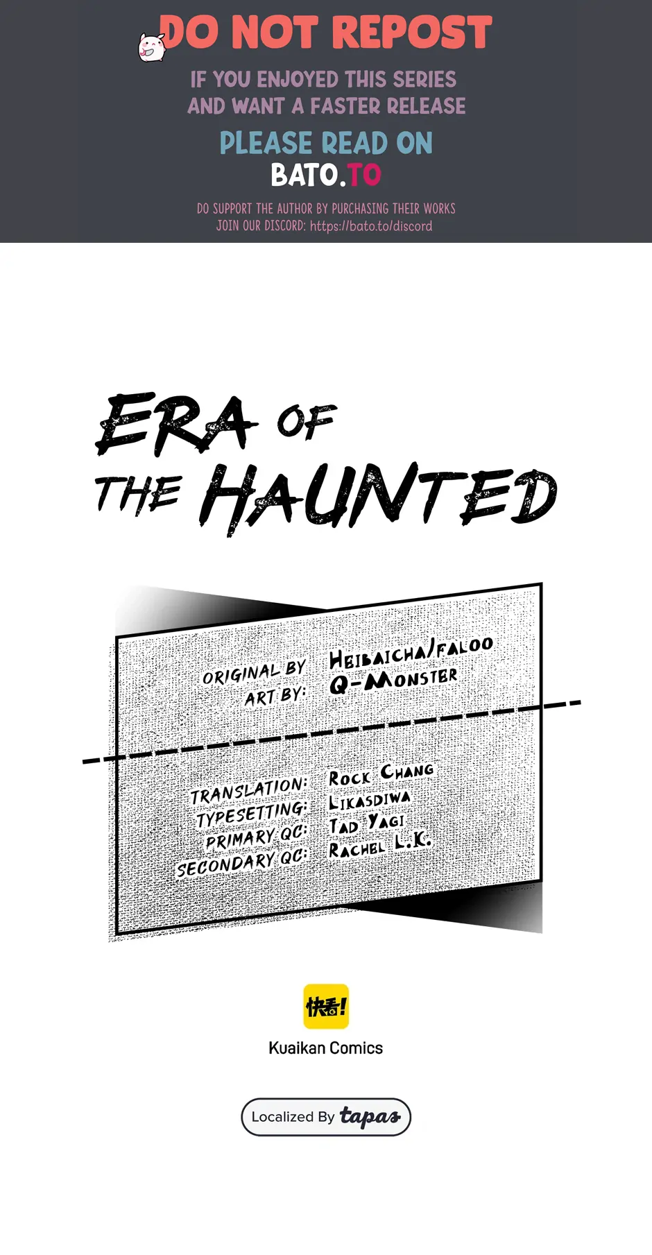 Read Era of the Haunted Manga Online