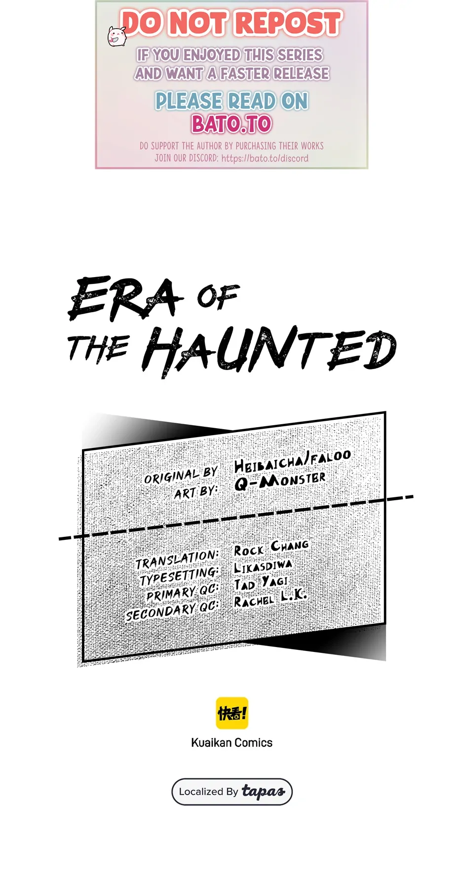 Read Era of the Haunted Manga Online