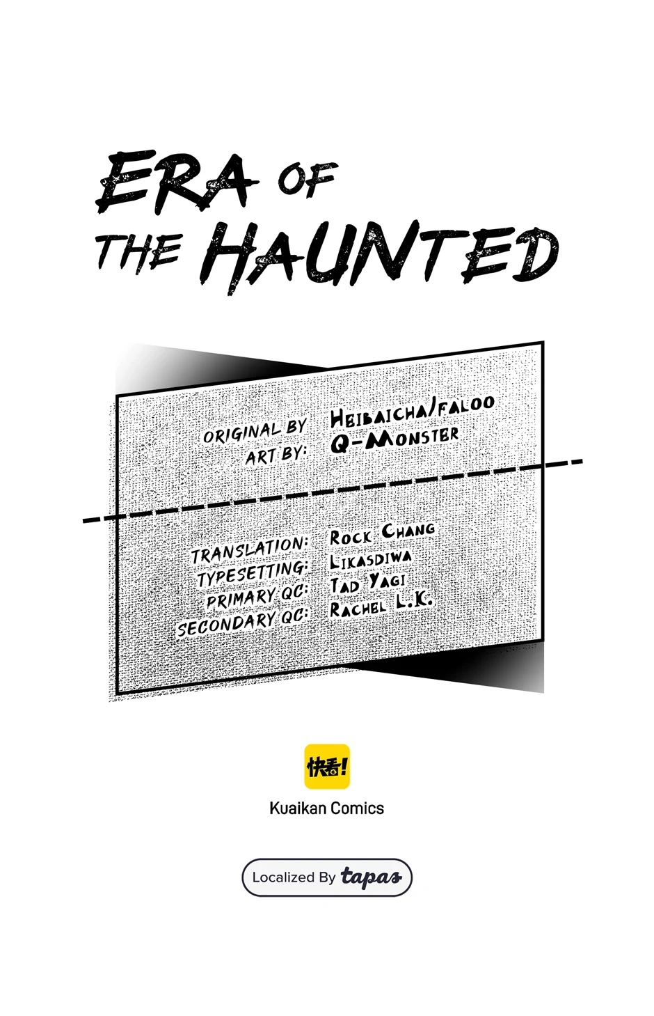 Read Era of the Haunted Manga Online