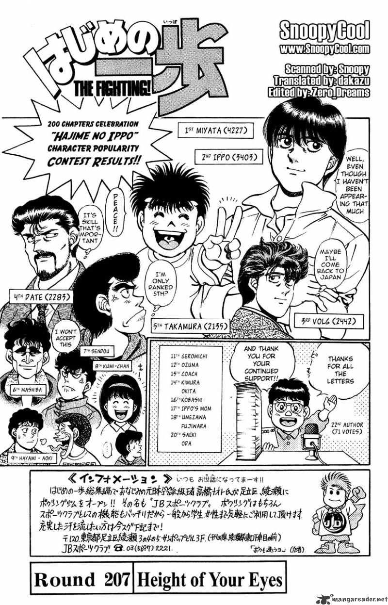 Read Hajime no Ippo Manga Online