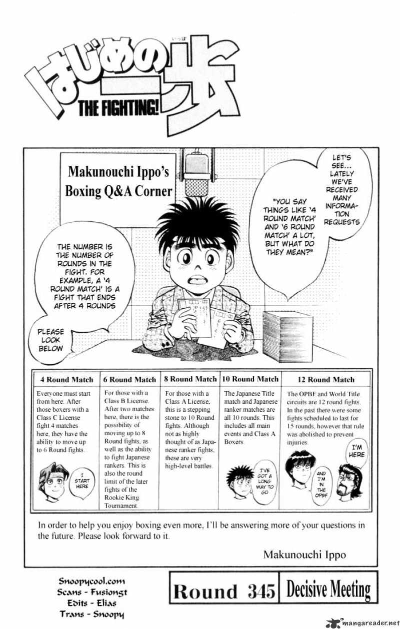 Read Hajime no Ippo Manga Online