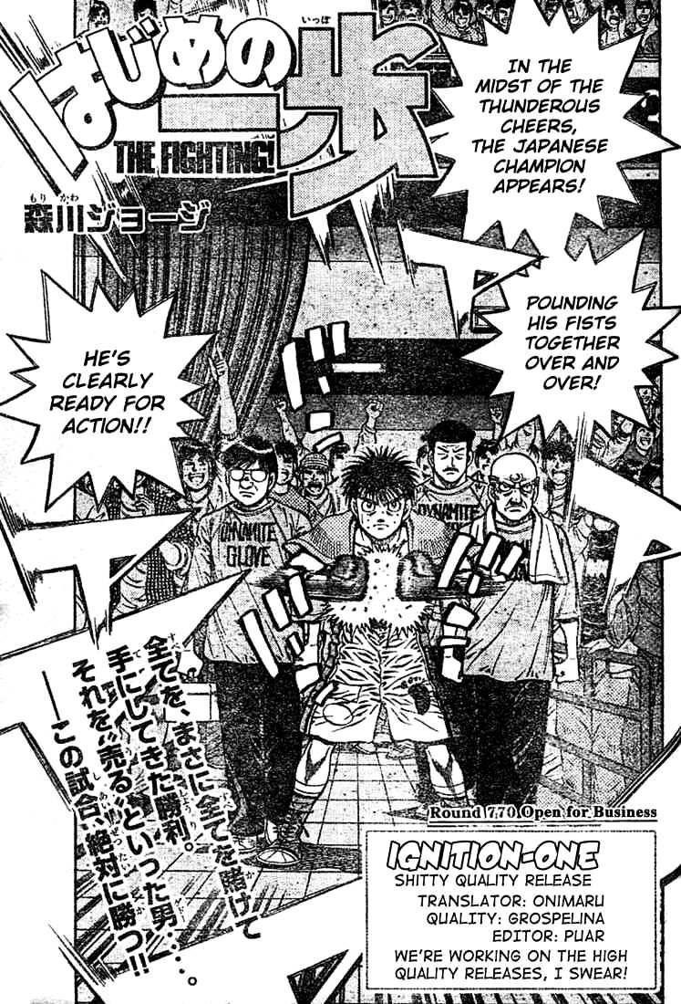 Read Hajime no Ippo Manga Online