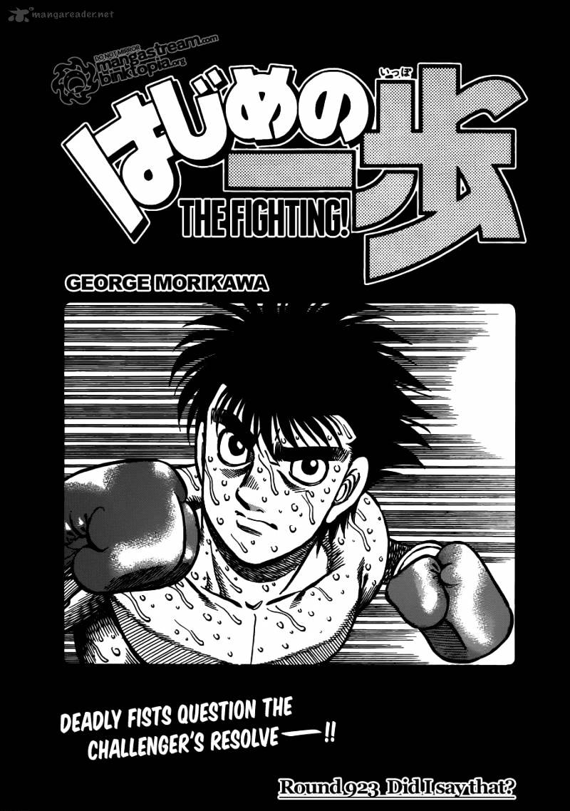 Read Hajime no Ippo Manga Online