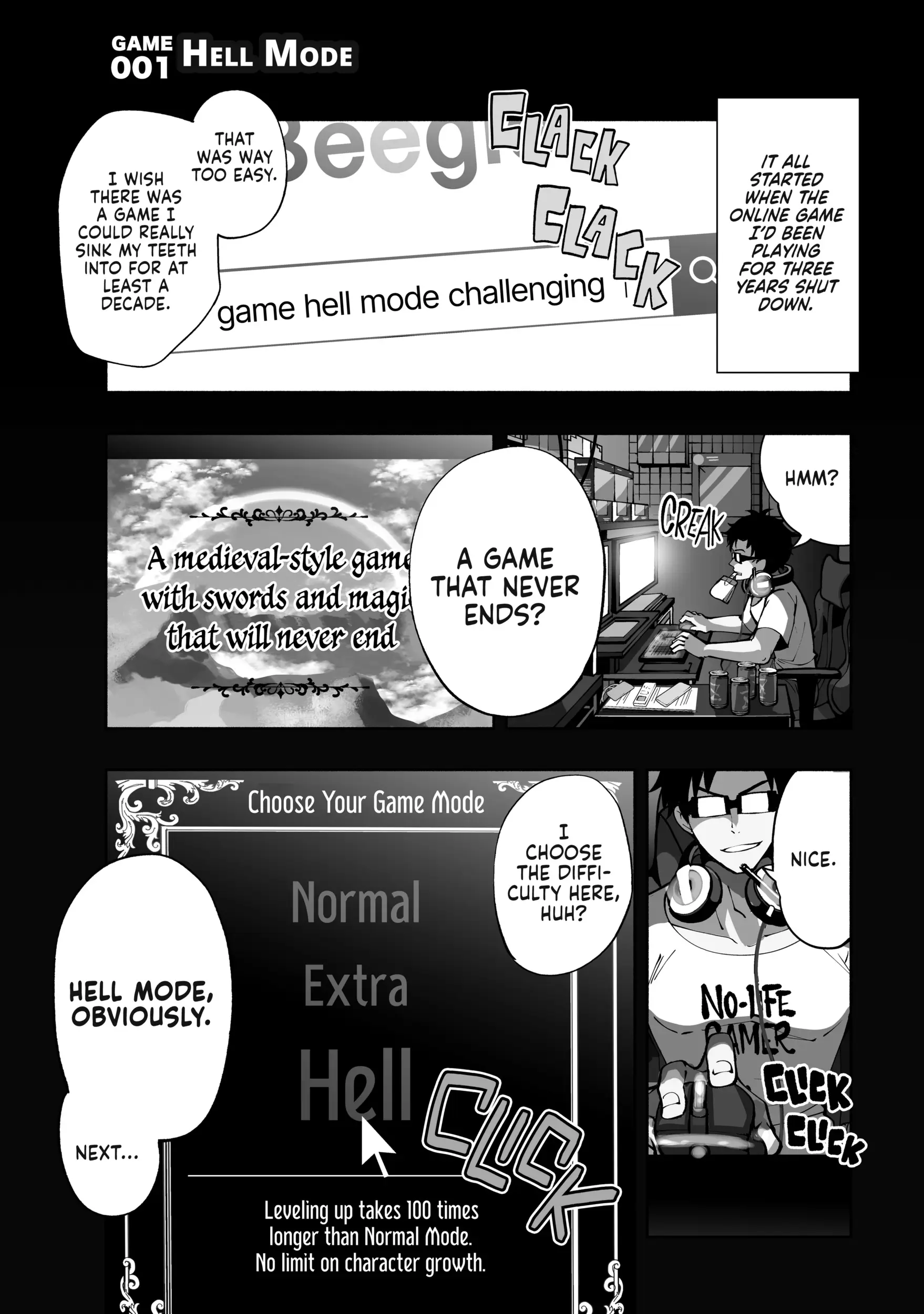 Read Hell Mode The Hardcore Gamer Dominates in Another World with Garbage Balancing Manga Online