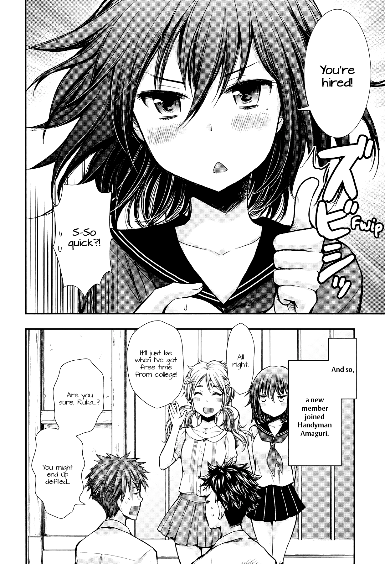 Read Henjo Hen na Joshikousei Amaguri Senko Manga Online