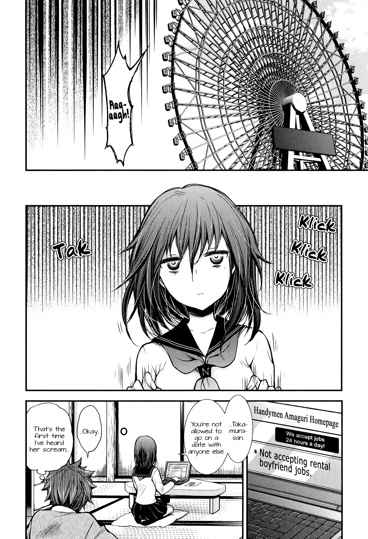 Read Henjo Hen na Joshikousei Amaguri Senko Manga Online