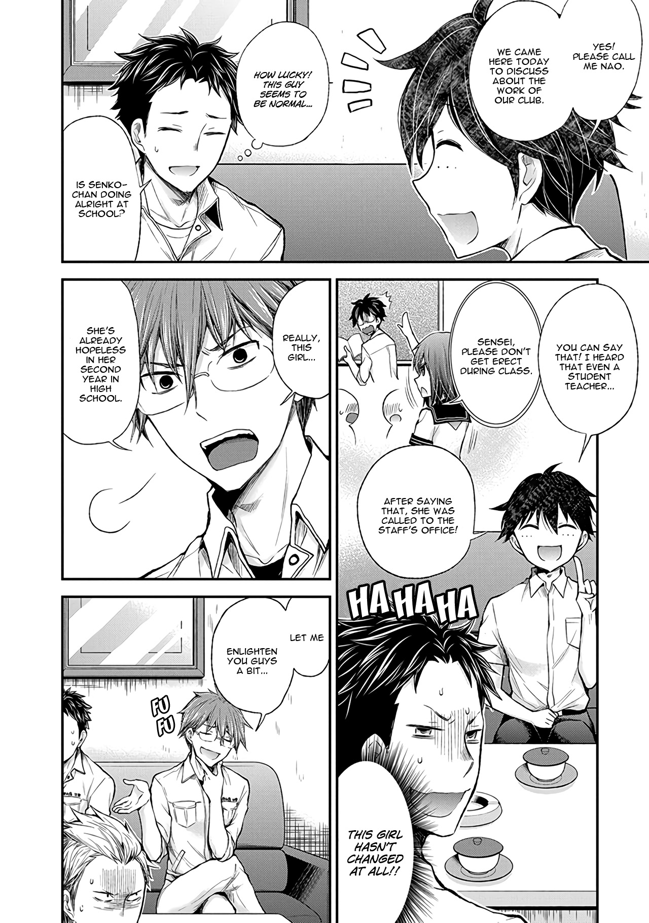 Read Henjo Hen na Joshikousei Amaguri Senko Manga Online