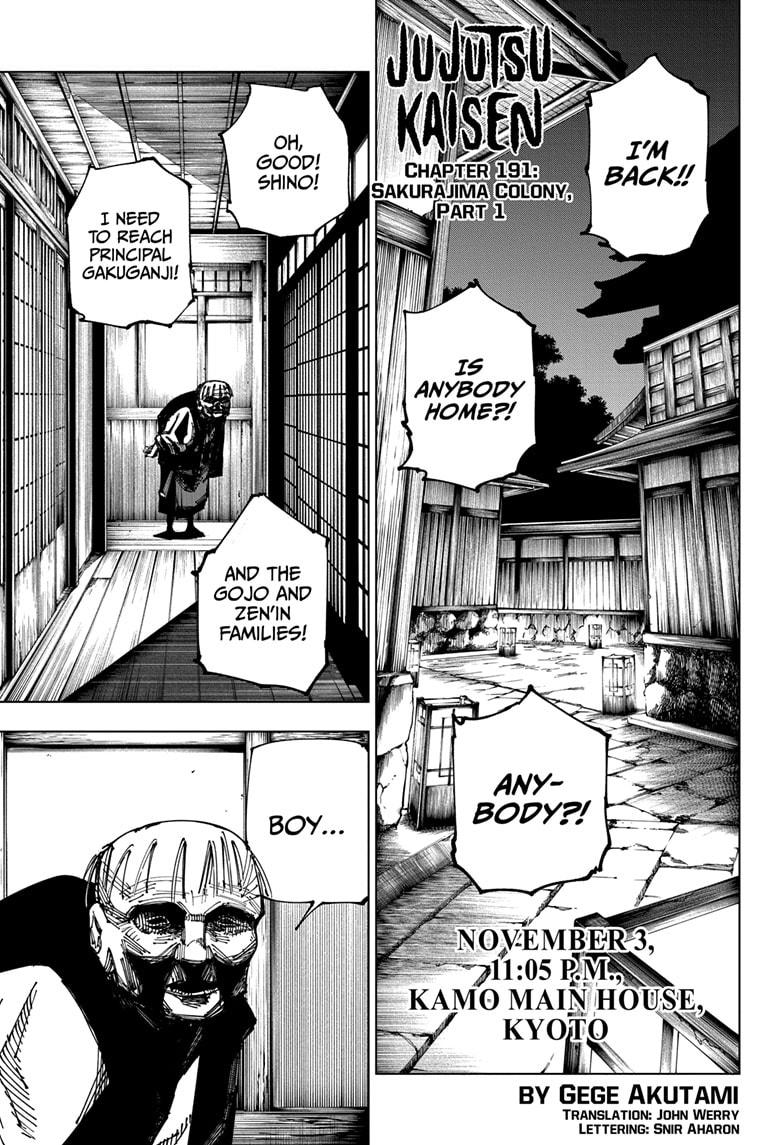 Read Jujutsu Kaisen Manga Online