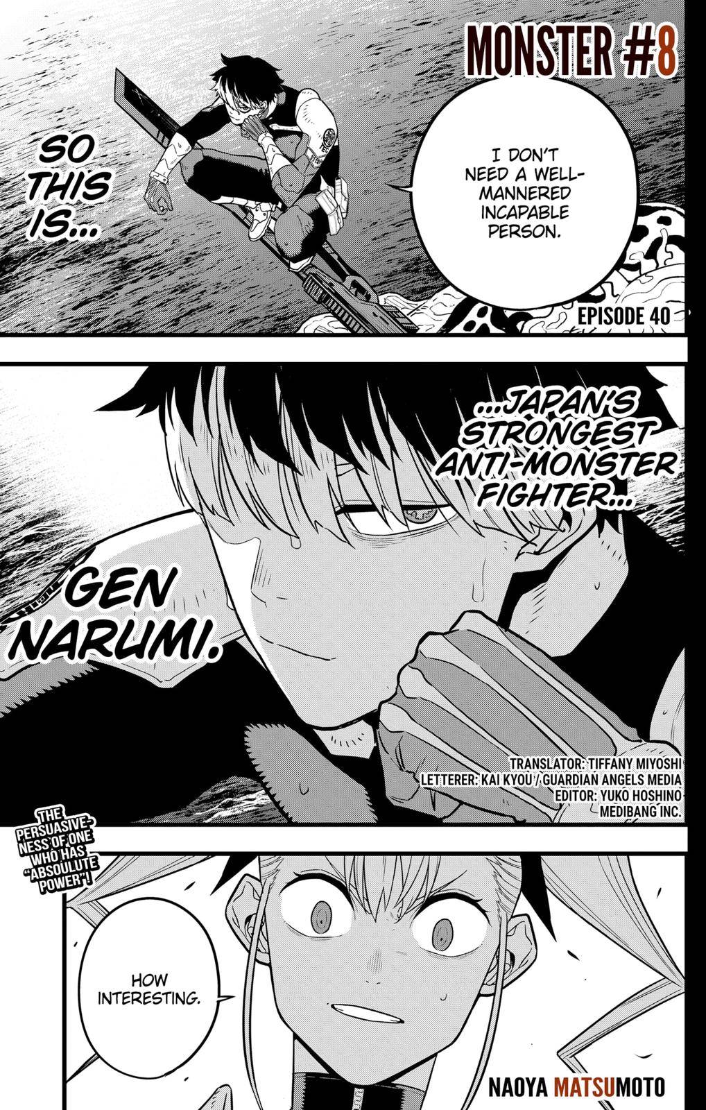 Read Kaiju No 8 Manga Online