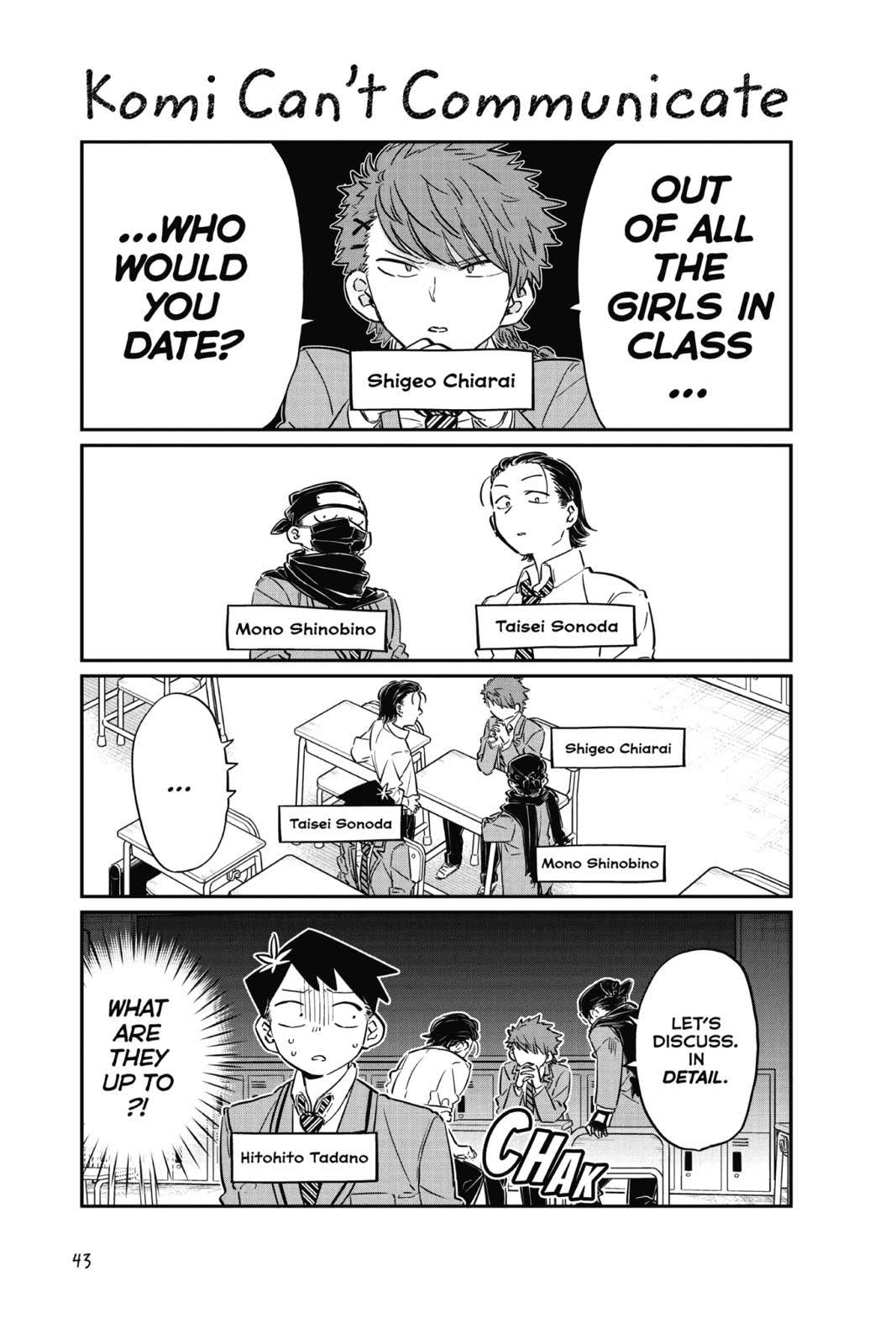 Read Komi Can't Communicate Manga Online
