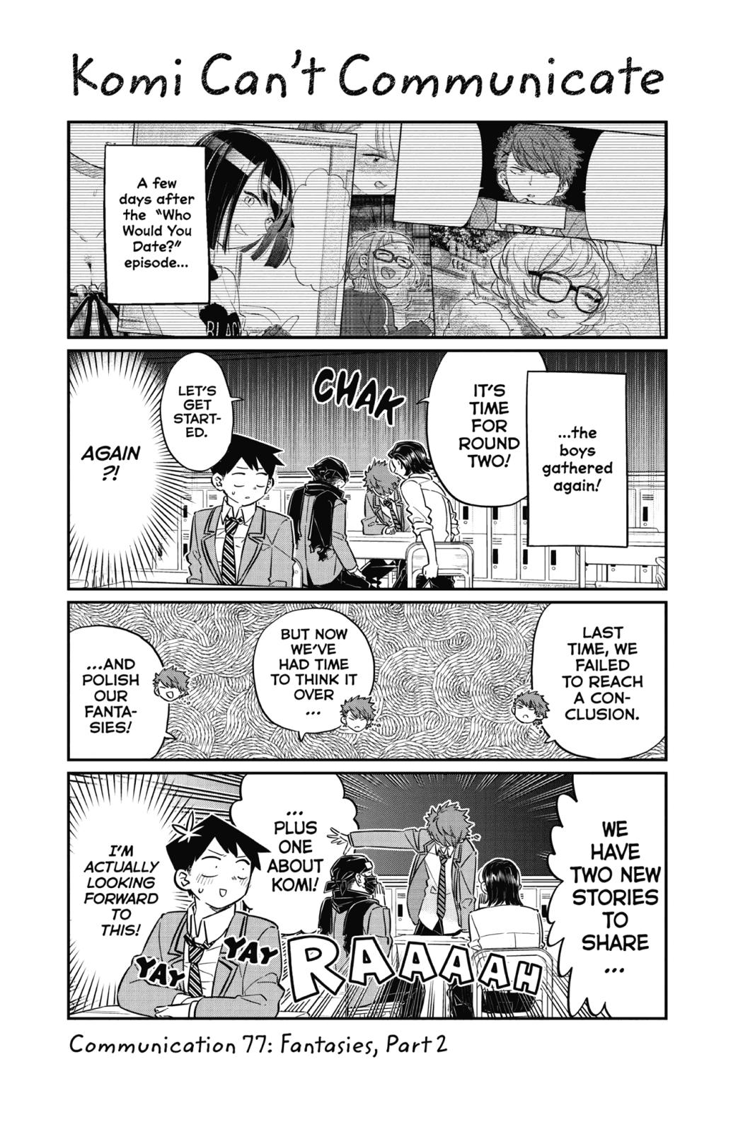 Read Komi Can't Communicate Manga Online