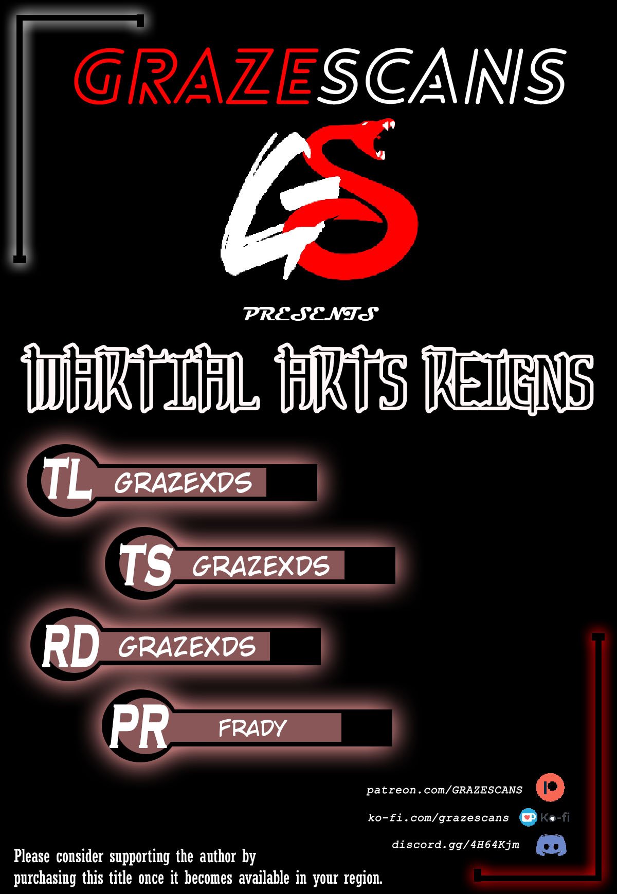 Read Martial Arts Reigns Manga Online