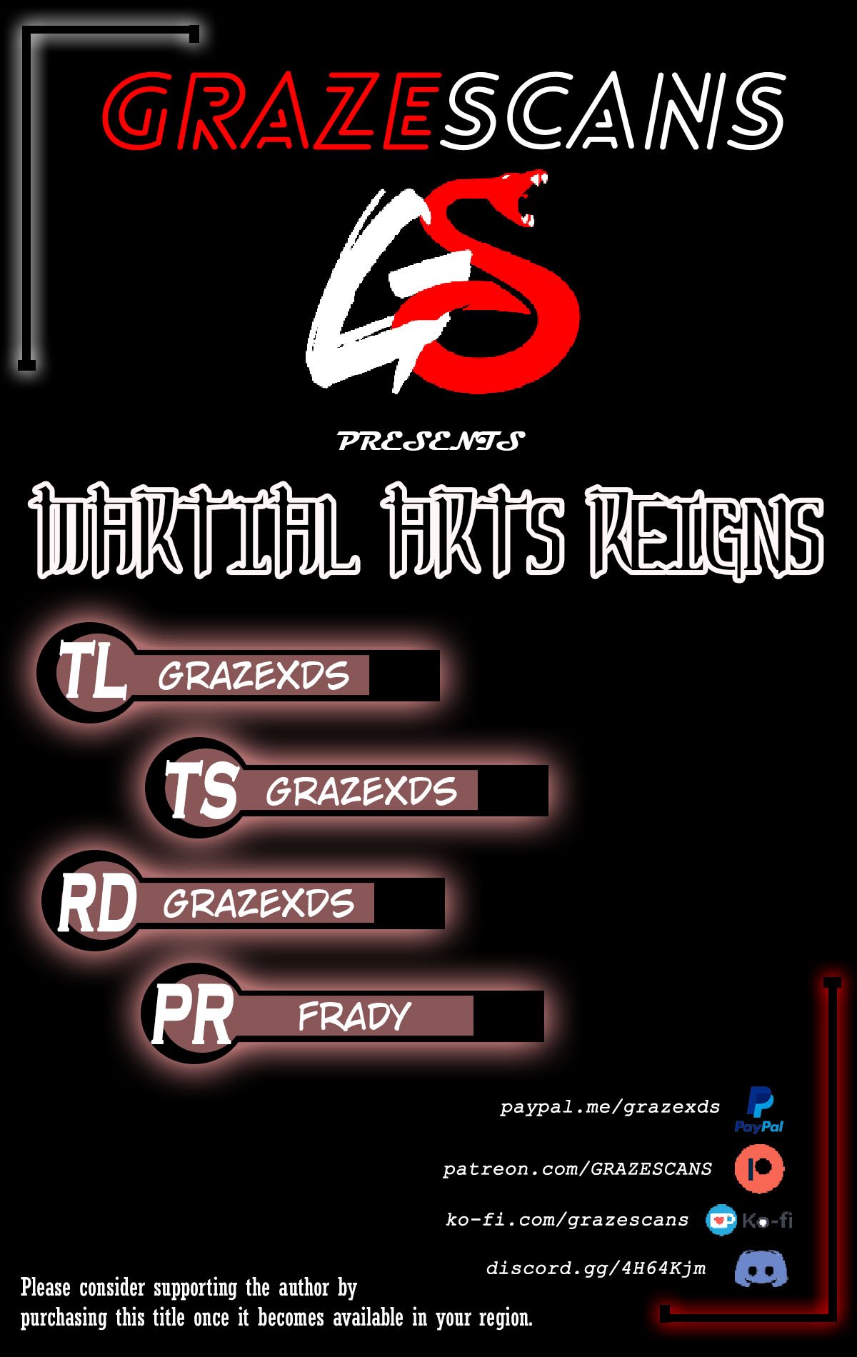 Read Martial Arts Reigns Manga Online