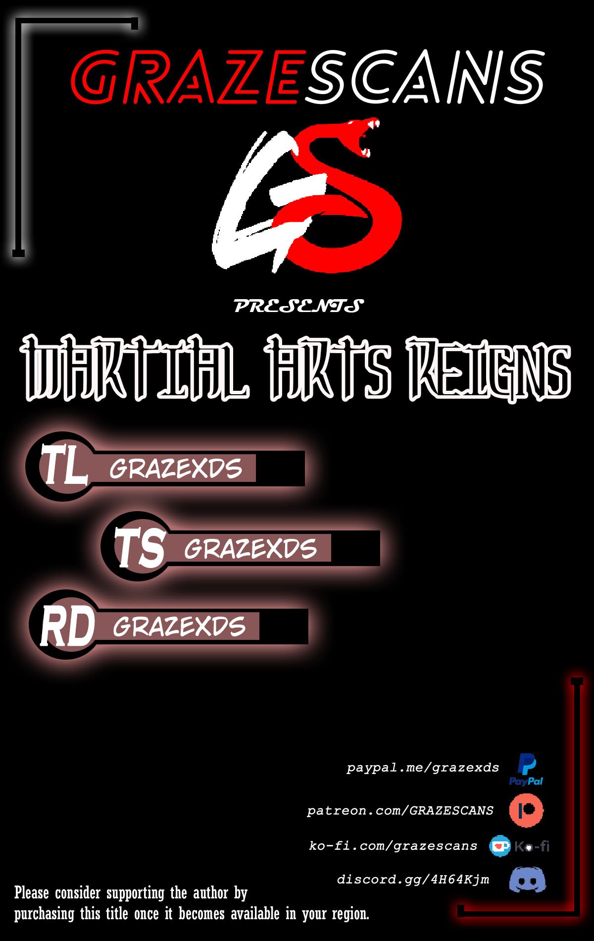 Read Martial Arts Reigns Manga Online