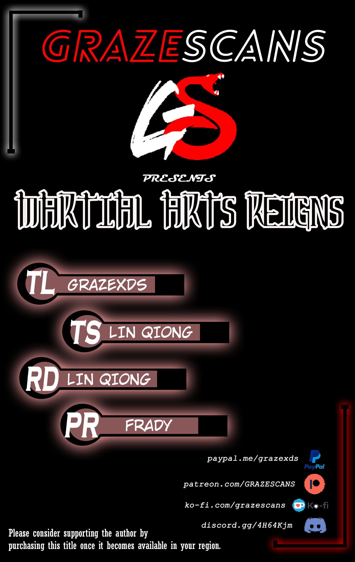 Read Martial Arts Reigns Manga Online