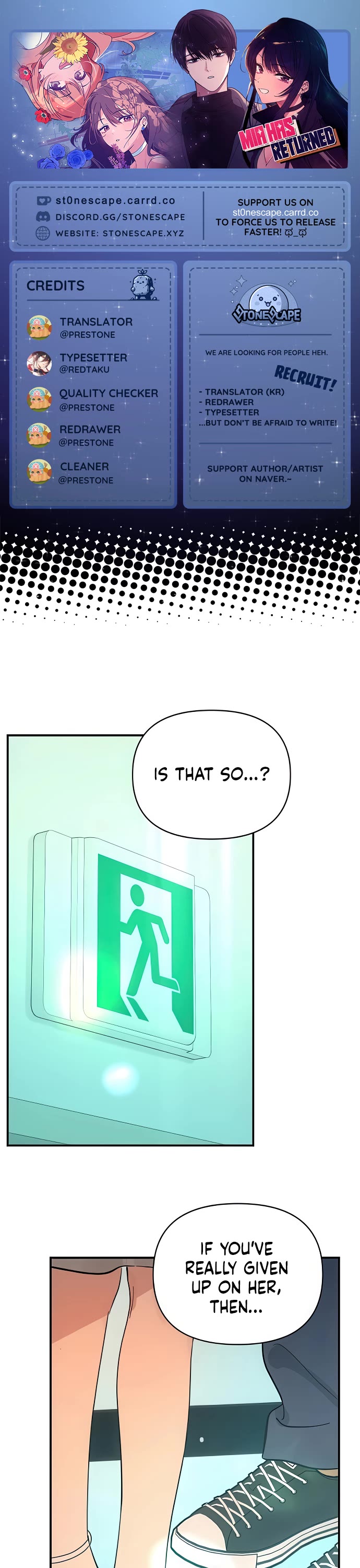Read Mia Has Returned Manga Online