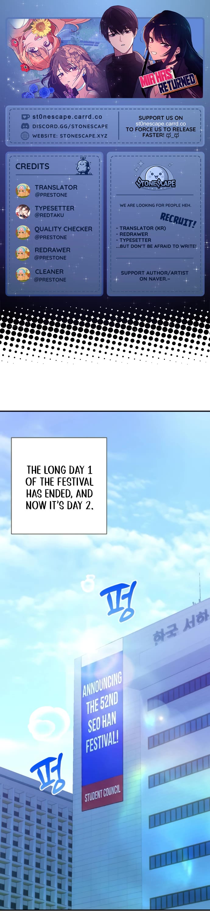 Read Mia Has Returned Manga Online