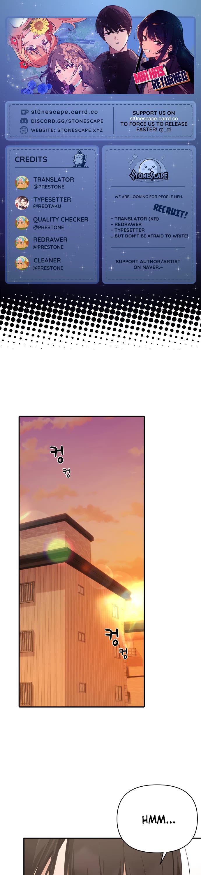 Read Mia Has Returned Manga Online