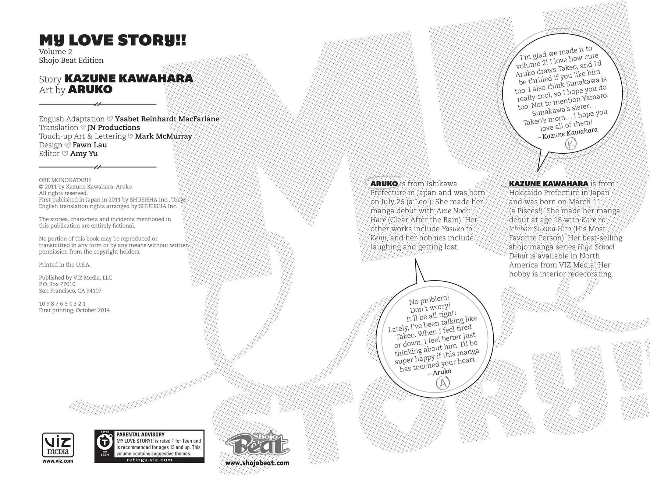 Read My Love Story!! Manga Online
