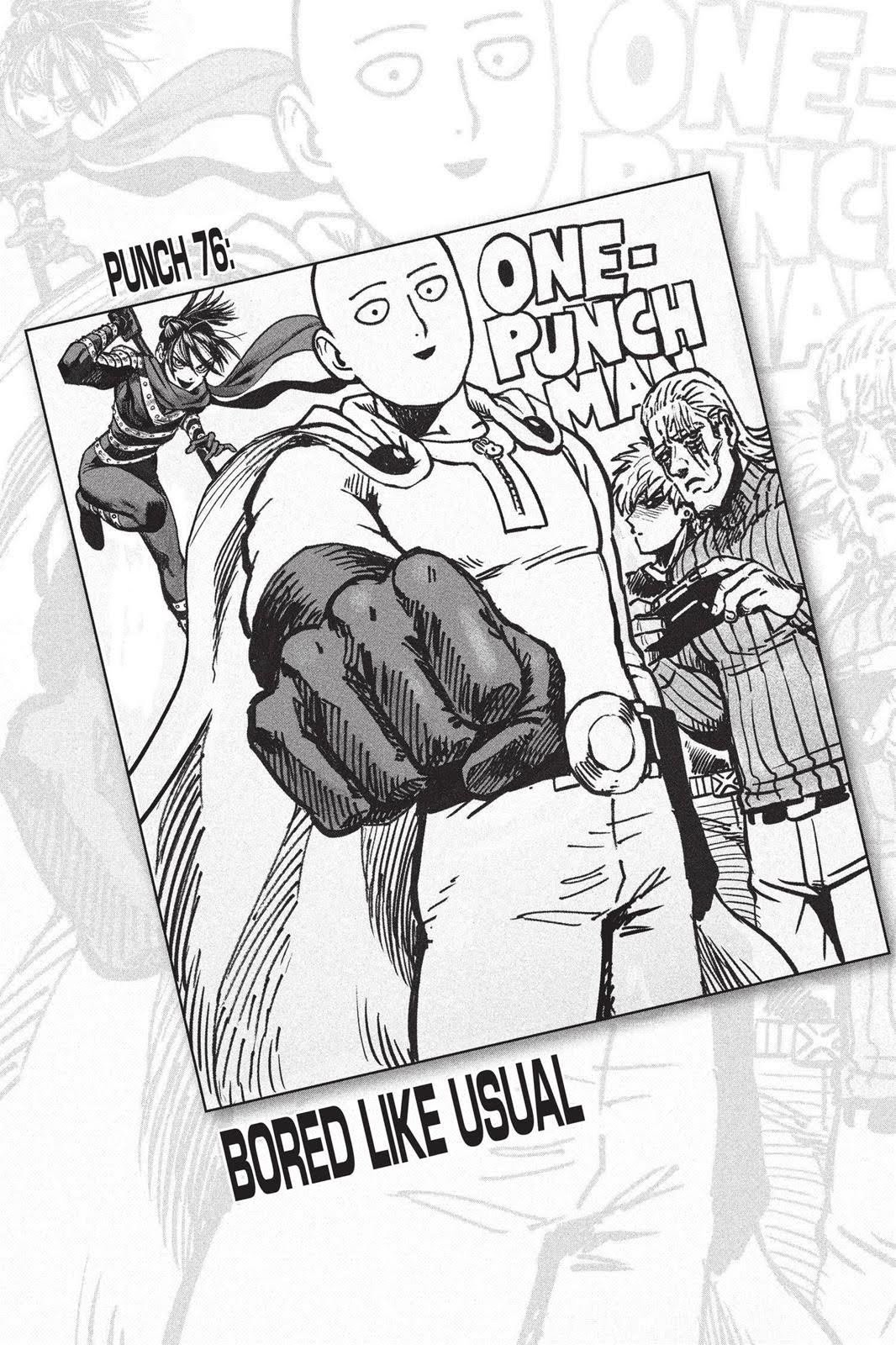 Read One Punch Man Manga Online