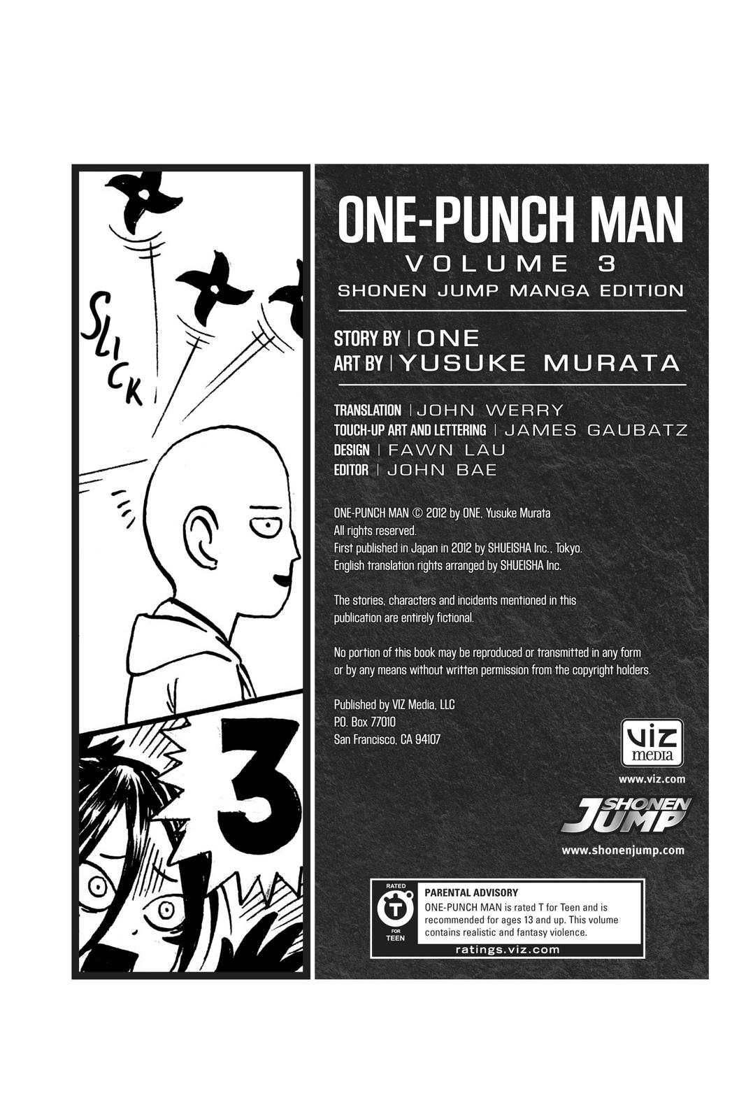 Read One Punch Man Manga Online