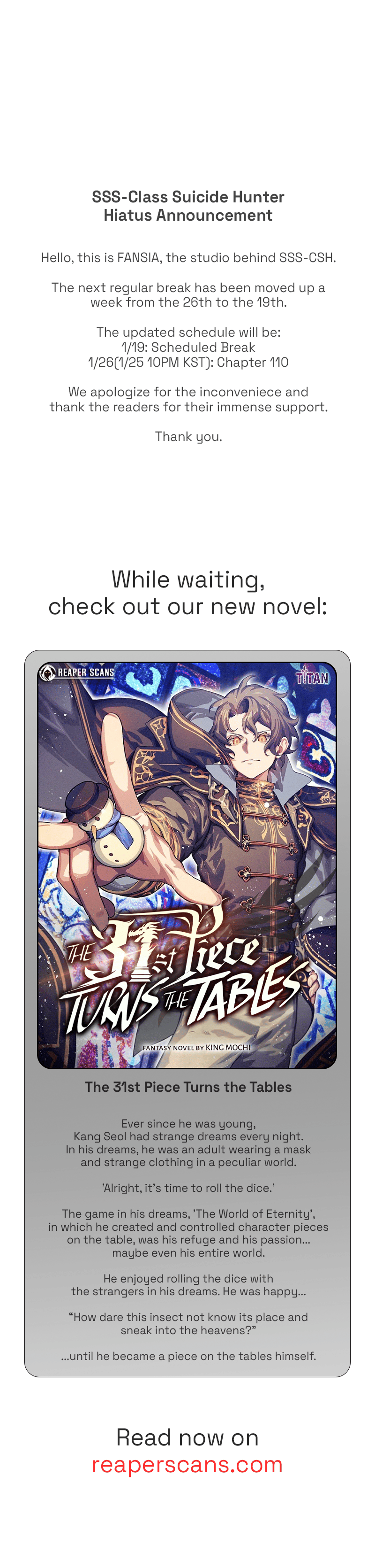 Read SSS Class Revival Hunter Manga Online