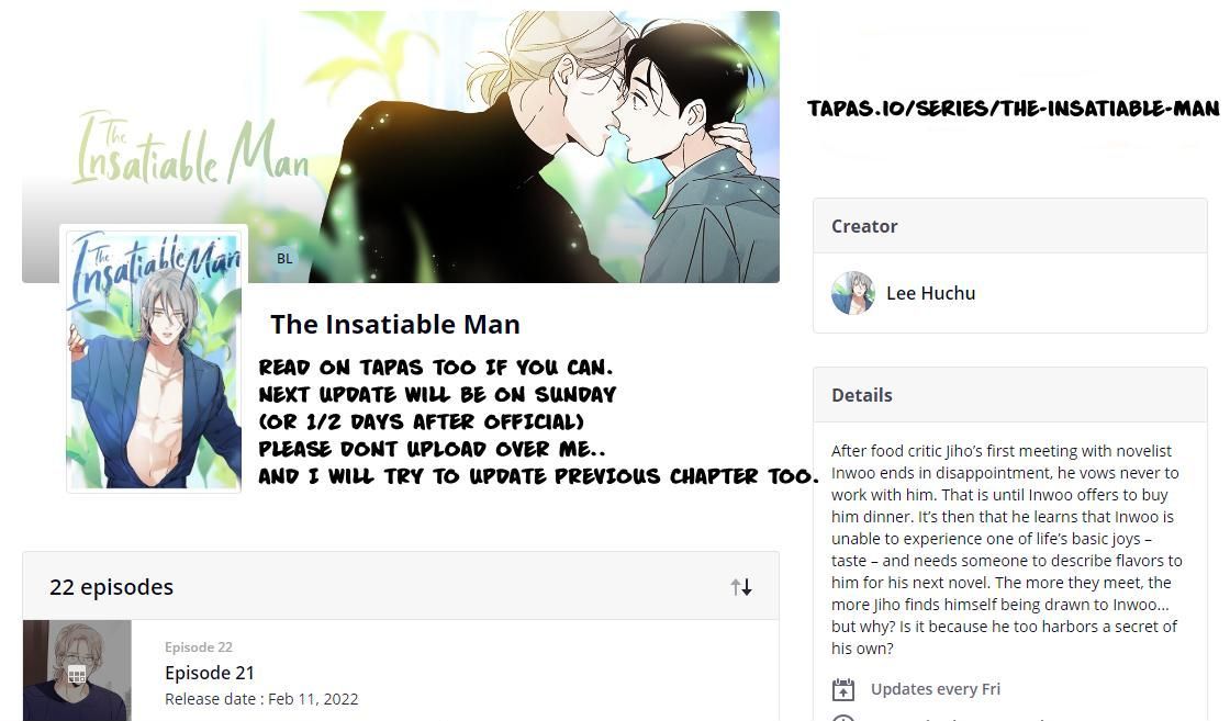 Read The Insatiable Man Manga Online