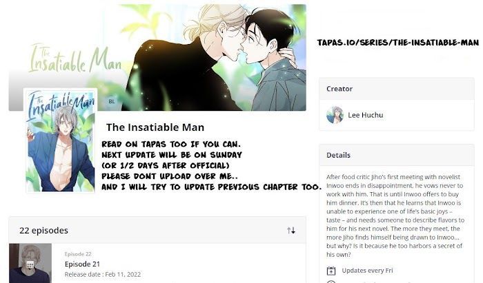 Read The Insatiable Man Manga Online