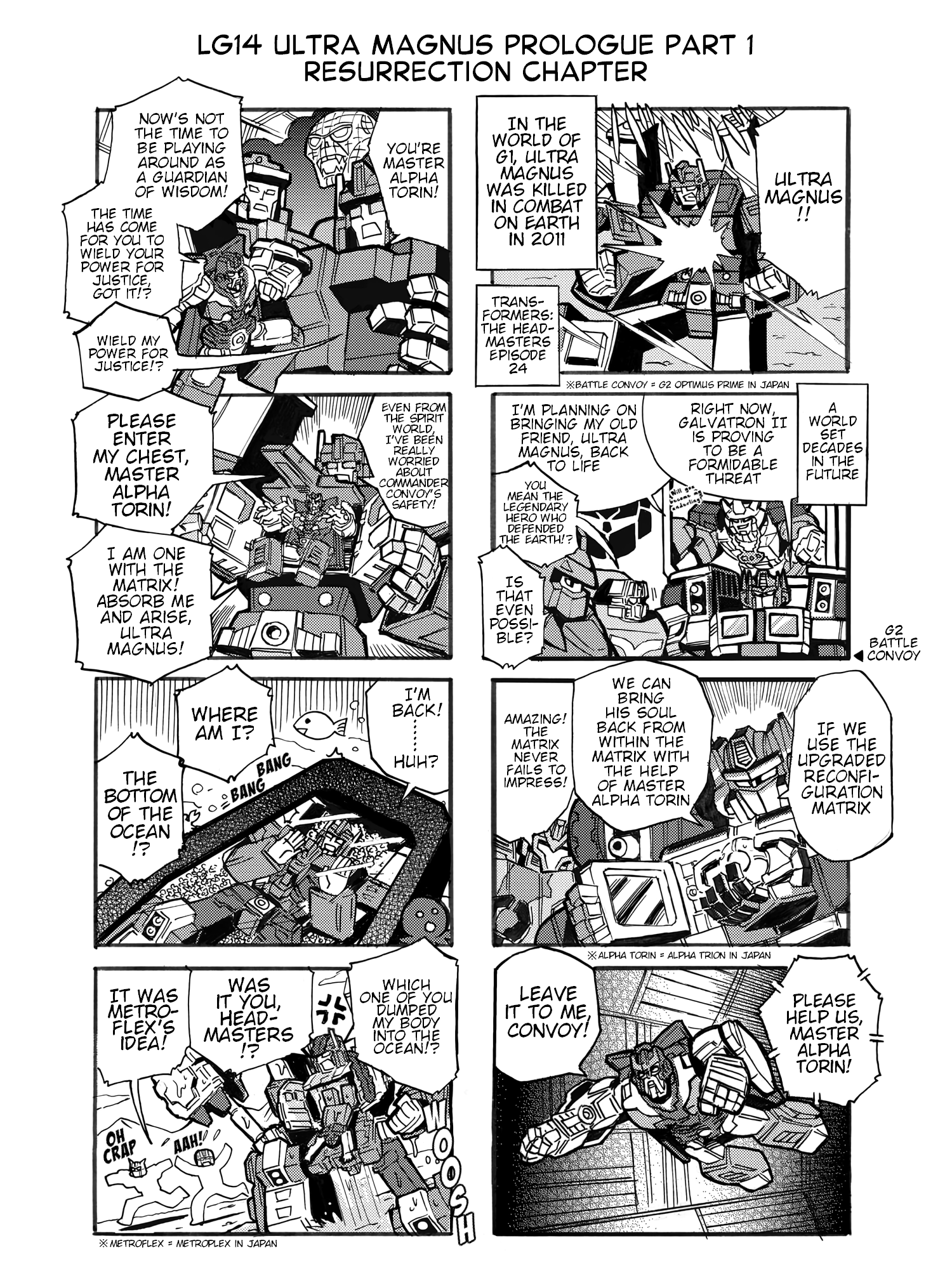 Read Transformers Legends Manga Online