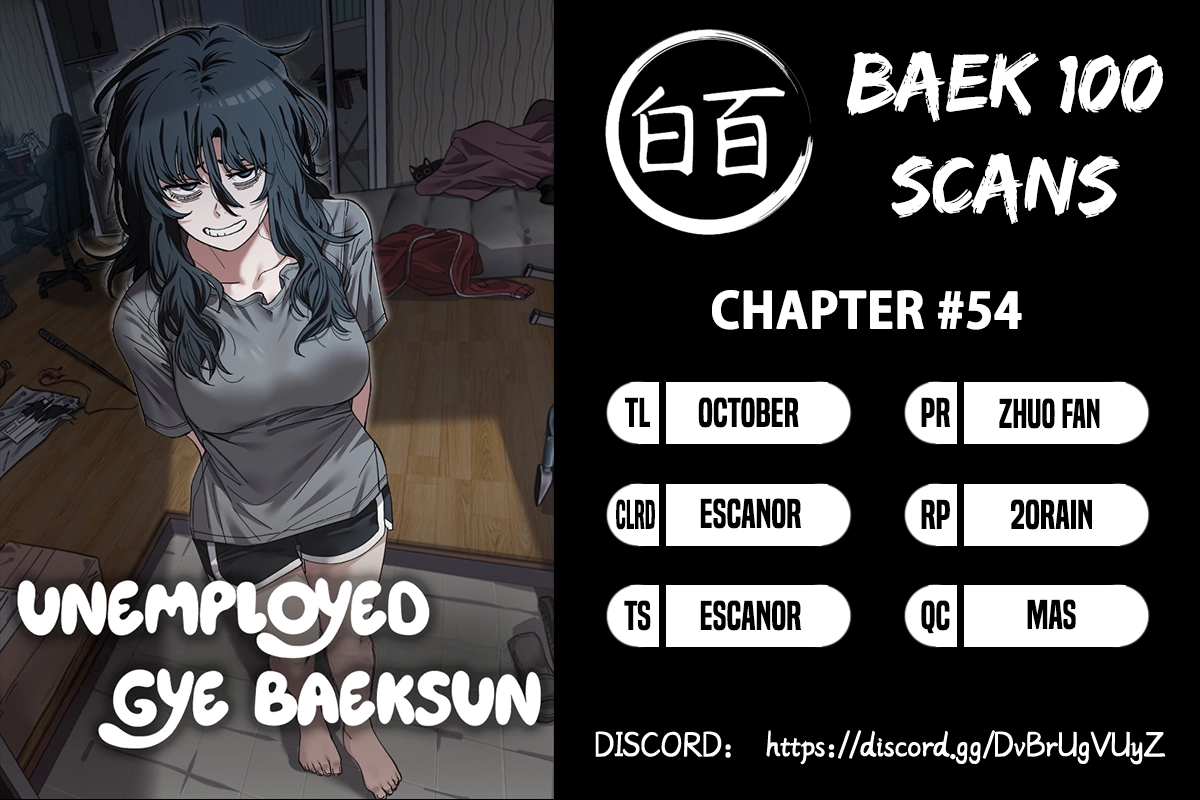 Read Unemployed Gye Baek soon Manga Online
