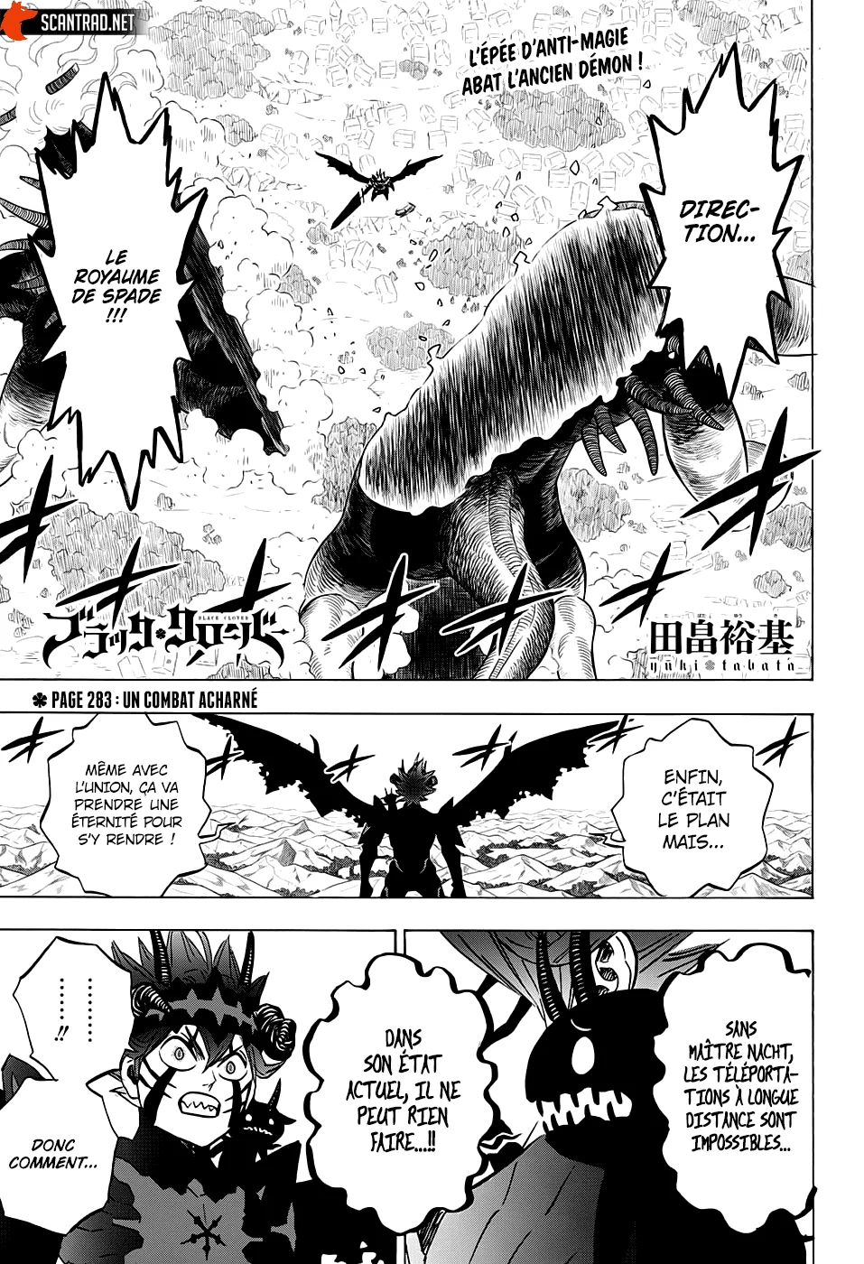 Read Black Clover FR Manga Online